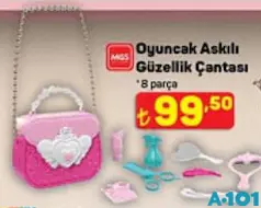 MGS OYUNCAK ASKILI GÜZELLİK ÇANTASI 8 PARÇA MGS OYUNCAK ASKILI GÜZELLİK ÇANTASI 8 PARÇA